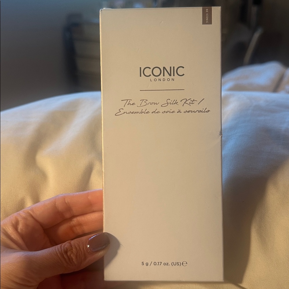 ICONIC London The Brow Silk Kit Brow Grooming Wax + Brush 5g New in Box
